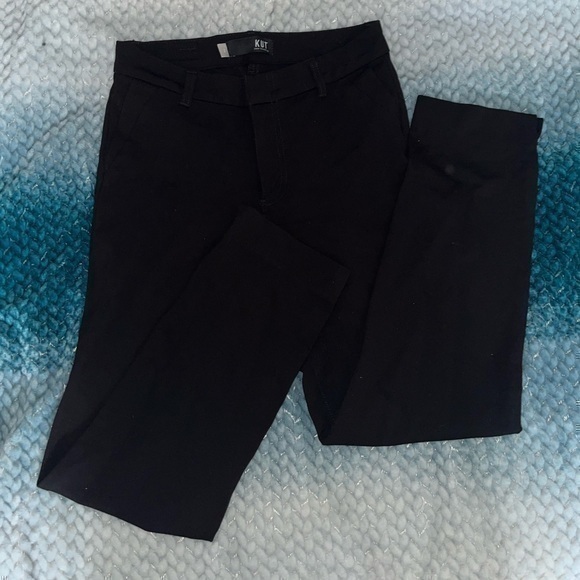 Kut from the Kloth Black dress pants, Nina fit, size 2. High rise straight leg - Picture 1 of 3